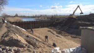 UTRUDNIENIA DLA KIEROWCÓW W POWIECIE NOWODWORSKIM. DROGA RYBINA - SZTUTOWO. 09.05.2015