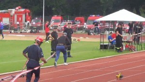 POŻARNICZY TOR PRZESZKÓD I ĆWICZENIA BOJOWE. POMORSCY STRAŻACY ZMIERZYLI SIĘ W ZAWODACH SPORTOWYCH. INFO TYGODNIK. MALBORK - SZTUM - NOWY DWÓR GDAŃSKI - 03.07.2015