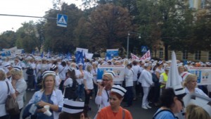 Pielęgniarki i położne z Malborka i Sztumu protestowały w Warszawie. Chcą podwyżki płac. Będzie strajk generalny? 10.09.2015