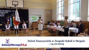 Dzień Nauczyciela w Zespole Szkół w Stegnie - 14.10.2015 