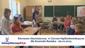 Akcja charytatywna dla  Konrada Basiaka w nowodworskim liceum - 26.10.2015