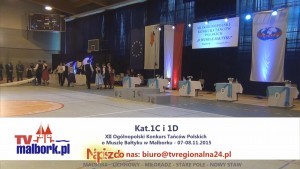 Ponad 90 par tanecznych walczyło "O Muszlę Bałtyku". XII Ogólnopolski Konkurs Tańców Polskich w Malborku - 07-08.2015