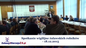 Spotkanie wigilijne żulawskich rolników - 18.12.2015