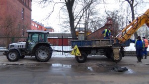 Przerwy w dostawie wody. Awaria wodociągu na ul. Poczty Gdańskiej w Malborku - 14.01.2016