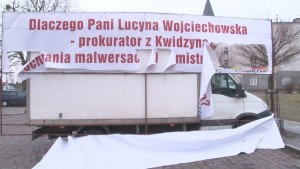 Burmistrz przyznał się do zniszczenia baneru – 01.02.2016