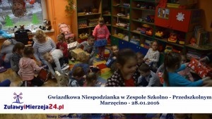 Marzęcino. Gwiazdkowa Niespodzianka w Zespole Szkolno - Przedszkolnym - 28.01.2016