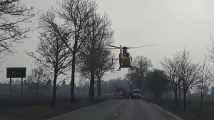 Ryki. Dachował samochód osobowy. Osoba była uwięziona pod pojazdem - 20.02.2016