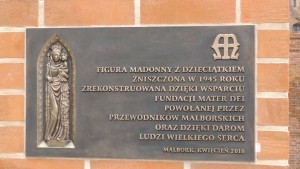 Malborska Madonna znów króluje nad miastem. Uroczyste podsumowanie prac konserwatorskich.  Wielki Mistrz Zakonu Krzyżackiego gościem honorowym na Zamku Malborskim - 17.04.2016