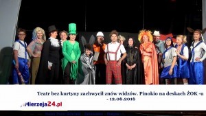 Teatr bez kurtyny zachwycił znów widzów. Pinokio na deskach ŻOK –u – 12.06.2016