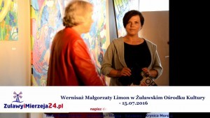 Wernisaż Małgorzaty Limon w Żuławskim Ośrodku Kultury - 15.07.2016