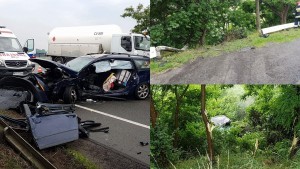 Powiat Malborski: Brak czujności podczas zawracania przyczyną wypadku? Mieszkaniec Miłoradza wyleciał z drogi – 29.06.2017