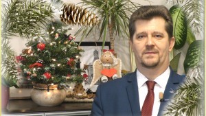 Marek Charzewski, Burmistrza Miasta Malborka składa życzenia świąteczno - noworoczne - 22.12.2017