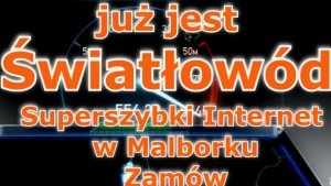 Światłowody w budynkach Malborskiej Spółdzielni Mieszkaniowej. Umowa na wykonanie przyłączy do 3660 mieszkań podpisana