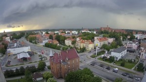 Tak wygląda nadejście burzy w przyspieszeniu.