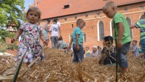 Turyści, aktorzy i rekonstruktorzy o Oblężeniu Malborka 2019. 