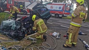 Dwie śmiertelne czołówki na drogach powiatu malborskiego. Weekendowy raport malborskich służb mundurowych.