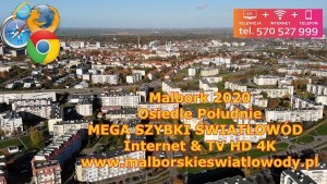 Malbork - rewolucja światłowodowa - Osiedle Południe 2020