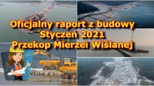 Aktualny stan przekopu Mierzei Wiślanej. Najnowszy raport z budowy styczeń 2021