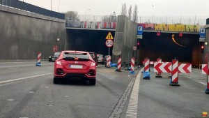 Gigantyczne korki w tunelu pod Martwą Wisłą i jego bezpośrednim sąsiedztwie w Gdańsku