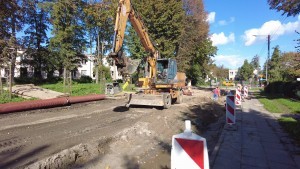 Malbork. Zobacz postęp prac na remontowanej ul. Nowowiejskiego - wideo 06.10.2022