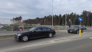 Nowy Dwór Gdański. Policjanci zabezpieczali wizytę Prezydenta RP podczas ćwiczeń ZALEW-23.