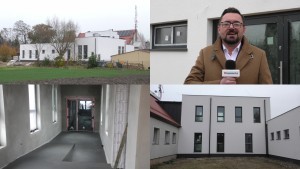 Miłoradz będzie miał pierwszy budynek z windą – trwa budowa nowej siedziby Gminnego Ośrodka Pomocy Społecznej. Wideo i zdjęcia