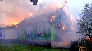 Sztum. Pożegnanie st. ogn. Wojciecha Wróblewskiego.