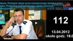 Policjant ratuje życie miesięcznego dziecka przez telefon. Posłuchaj&#8230;