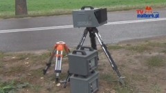 Kontrole przenośnym fotoradarem na ulicach Malborka - 7.09.2012
