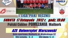 Zapraszamy na mecz - Polski Cukier Pomezania Malbork vs AZS Uniwersytet&#8230;