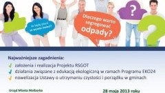Malbork: Spotkanie z Mieszkańcami w sprawie ustawy śmieciowej - 28.05.2013
