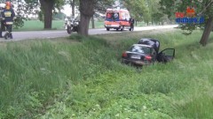 Królewo: Kierująca zasłabła i wjechała do rowu - 28.05.2013