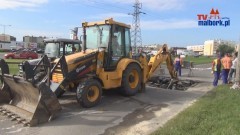 ZAPADNIĘTA JEZDNIA NA KOTARBIŃSKIEGO - 02.08.2013