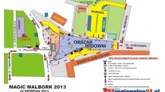 PRZYGOTOWANIA DO MAGIC MALBORK 2013. OD 7 DO 12 SIERPNIA UTRUDNIENIA NA UL. KOŚCIUSZKI.  DEPTAK LIVE 24/H !