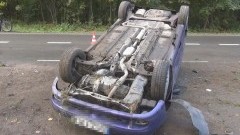 DAEWOO LANOS W ROWIE. MATKA Z CÓRKĄ W SZPITALU.  MALBORK - 29.09.2013