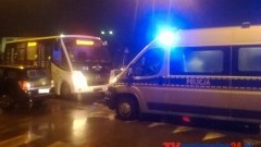 OPLEM PRZEJECHAŁ NA CZERWONYM ŚWIETLE I UDERZYŁ W AUTOBUS. MALBORK - 08.01.2014