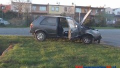 VOLKSWAGEN SPŁONĄŁ NA AL. WOJSKA POLSKIEGO W MALBORKU – 16.04.2014