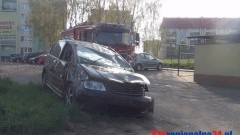 PIJANY KIEROWCA DACHOWAŁ NA KONOPNICKIEJ W MALBORKU – 21.04.2014