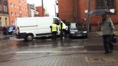 JEDNA OSOBA TRAFIŁA DO SZPITALA W WYNIKU KOLIZJI DROGOWEJ NA SKRZYŻOWANIU UL.GRUNWALDZKIEJ W MALBORKU - 09.05.2014