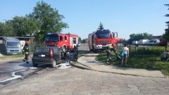 SPŁONĄŁ FIAT NA ZAKOPIAŃSKIEJ W MALBORKU - 23.05.2014