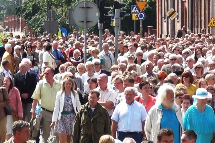 PROCESJA BOŻEGO CIAŁA W MALBORKU - 19.06.2014