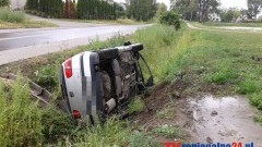 23-LETNI KIEROWCA PROWADZIŁ POD WPŁYWEM ALKOHOLU I WPADŁ DO ROWU W MLECZEWIE – 28.07.2014