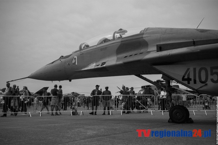 Malborski MiG-29 w Wielkiej Brytanii fot. Michał Statkiewicz