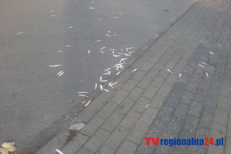 PAPIEROSY SĄ BARDZO DROGIE. W MALBORKU LEŻĄ NA ULICY – 31.10.2014