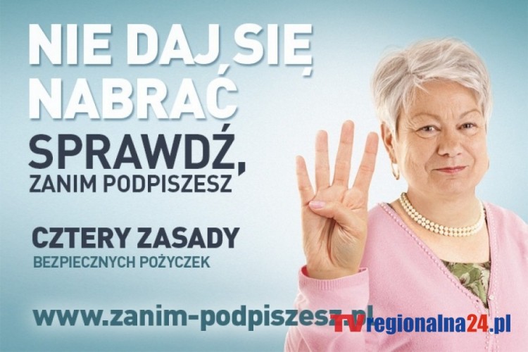 KAMPANIA "NIE DAJ SIĘ NABRAĆ. SPRAWDŹ, ZANIM PODPISZESZ! - 18.11.2014