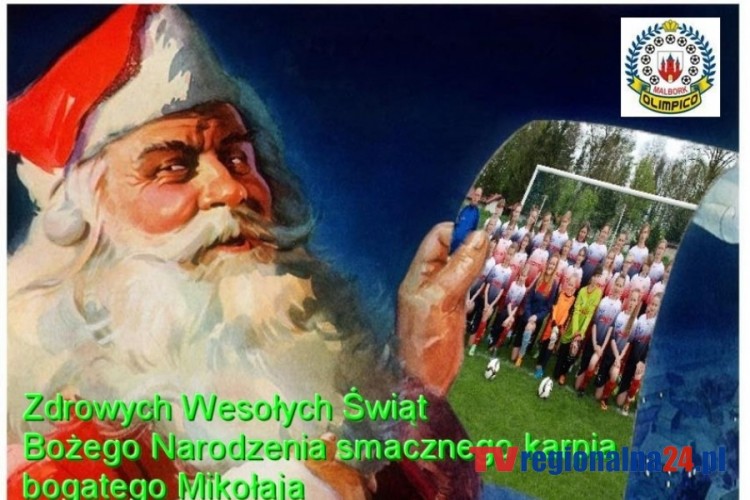 ŻYCZENIA ŚWIĄTECZNE OD KKPN OLIMPICO MALBORK - 23.12.2014