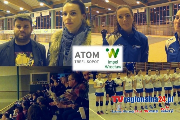 ATOMÓWKI PRZEGRAŁY W MALBORKU. ATOM TREFL SOPOT - IMPEL WROCŁAW 2:3&#8230;