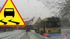KOLIZJA AUTOBUSU MZK Z SAMOCHODEM OSOBOWYM NA SPRZYMIERZONYCH W MALBORKU – 20.01.2015