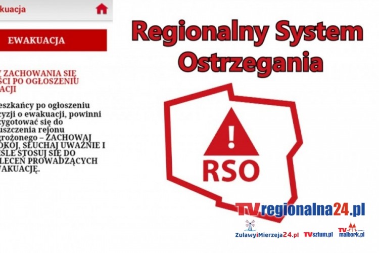 REGIONALNY SYSTEM OSTRZEGANIA NA POMORZU JUŻ DZIAŁA - 20.01.2015