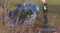 ZŁOTOWO: INTERWENCJA ZAKOŃCZONA W ROWIE. FUNKCJONARIUSZ TRAFIŁ DO SZPITALA – 03.02.2015 